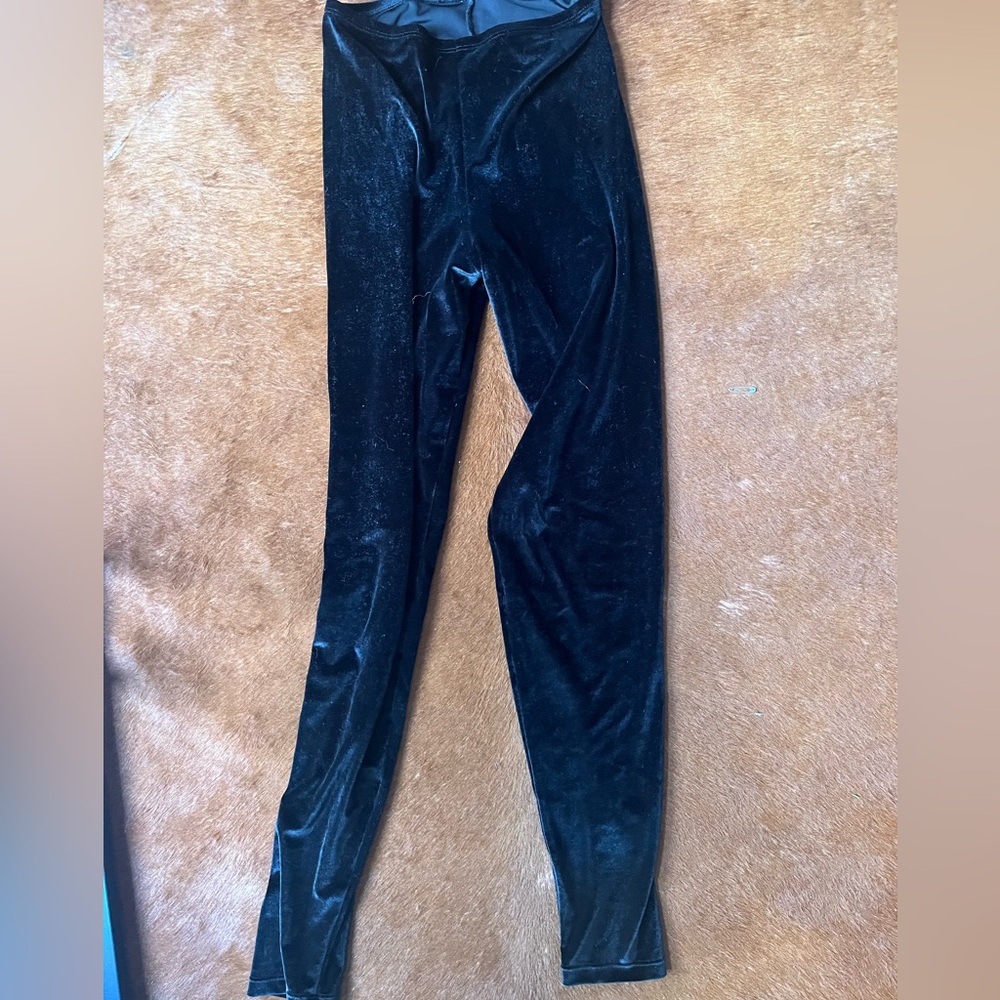 Los Angeles Apparel Velvet leggings velour